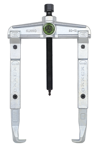 Kukko 20-10-2 Universal-2-Arm-Abzieher mit verlängerten Abzugshaken (bis zu 4 3/4' Außendurchmesser und 7 7/8' Spanntiefe)