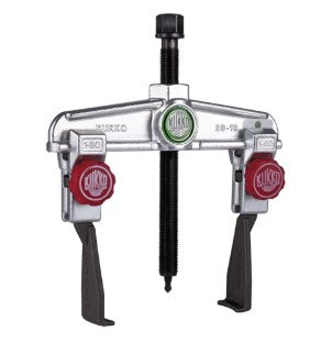 Kukko 20-10+S Universal-2-Arm-Abzieher mit schmalen, schnell verstellbaren Backen (bis zu 4 3/4' Außendurchmesser und 3 7/8' Spanntiefe)