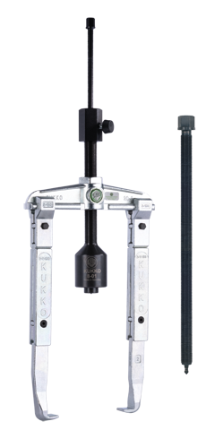Kukko 20-4-5-B Universal-2-Arm-Abzieher mit langer hydraulischer Spindel und verlängerten Abzugshaken (bis zu 20 1/2' Außendurchmesser und 19 3/4' Spanntiefe)