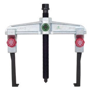 Kukko 20-20+S Universal-2-Arm-Abzieher mit schmalen, schnell verstellbaren Backen (bis zu 7 7/8' Außendurchmesser und 5 7/8' Spanntiefe)