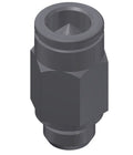 Schnellverbindung für 8mm Schlauch zu 1/8' Gleitpunkt