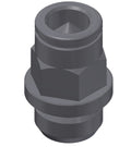 Schnellverbindung für 8mm Schlauch zu 1/4' Gleitpunkt'