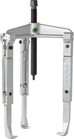 Kukko 30-20-3 3-Arm-Abzieher mit verlängerten Abzugshaken (bis zu 7 7/8' Außendurchmesser und 11 7/8' Spanntiefe)