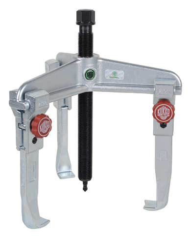 Kukko 30-2+ Universal-3-Arm-Abzieher mit schnell verstellbaren Backen (bis zu 6 3/8' Außendurchmesser und 5 7/8' Spanntiefe)