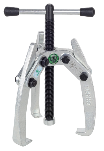 Kukko 42-1 Universal-3-Arm-Abzieher mit schwenkbaren Abzugshaken (bis zu 2 5/8' Außendurchmesser und 2 5/8' Spanntiefe)