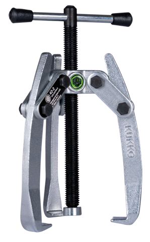 Kukko 42-2 Universal-3-Arm-Abzieher mit schwenkbaren Abzugshaken (bis zu 3 3/16' Außendurchmesser und 3 3/16' Spanntiefe)