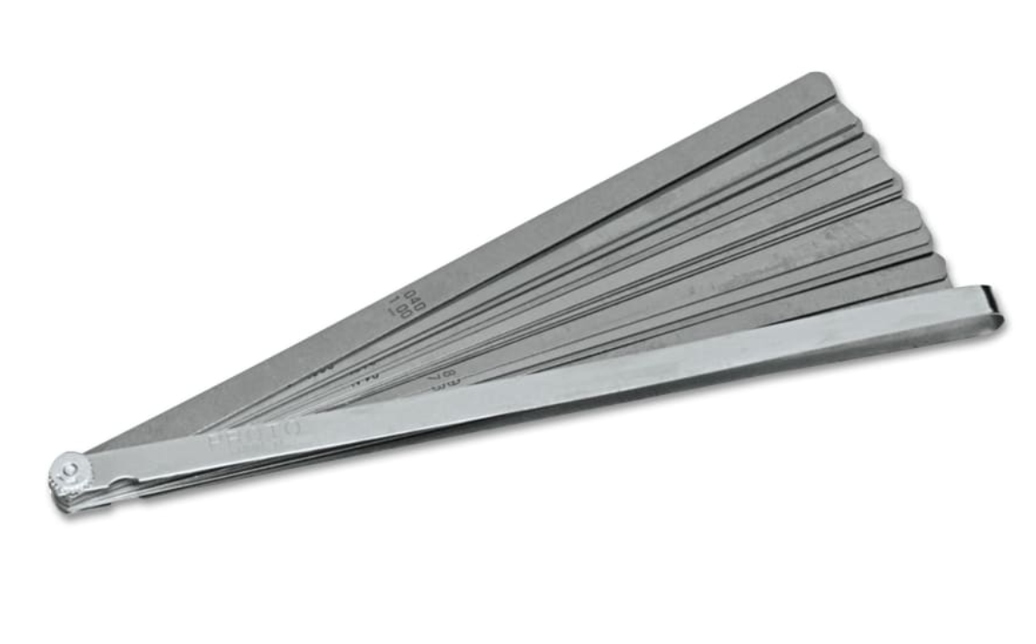 Proto 25 Fühlerlehrensatz mit langen Blättern, 0.0015 in bis 0.040 in Dicke, Zoll / Metrik, 1/2 in x 12 in